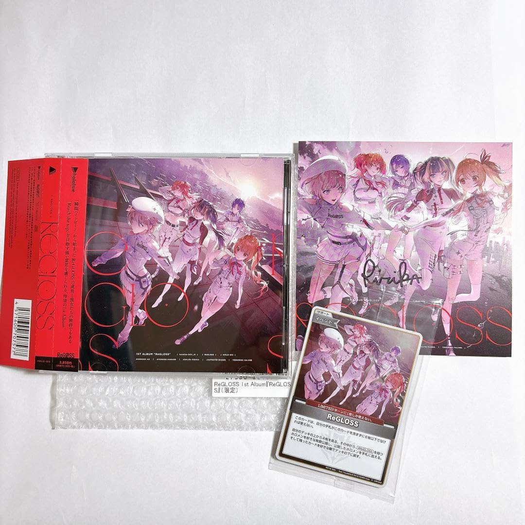 1ST ALBUM REGLOSS 一条莉々華 直筆サイン入り ホロカ ホロライブ ReGLOSS 1st Album数量限定版 一条莉々華 直筆サイン